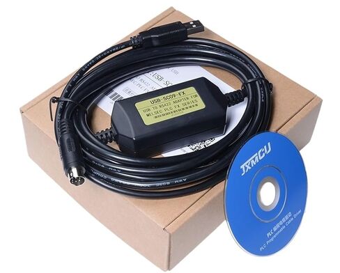 كابل برمجة USB-SC09-FX لرقائق MELSEC SC-09 SC09 FX، CH340 CP2102 (رقاقة FTDI معزولة) in Saudi Arabia