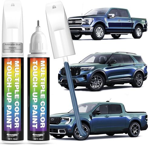 ALWIWNK® 2-PACK طلاء السيارة، عقيق أسود معدني (UM) لفورد، تأثير تلميع مرآة سريع الجفاف بدرجة احترافية، مزيل خدوش السيارة الممتاز سريع وسهل، سهل الاستخدام in Saudi Arabia