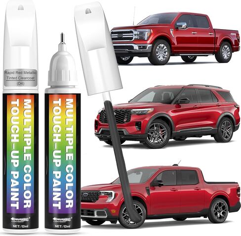 ALWIWNK® 2-PACK طلاء السيارة، عقيق أسود معدني (UM) لفورد، تأثير تلميع مرآة سريع الجفاف بدرجة احترافية، مزيل خدوش السيارة الممتاز سريع وسهل، سهل الاستخدام in Kuwait