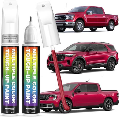 ALWIWNK® 2-PACK طلاء السيارة، عقيق أسود معدني (UM) لفورد، تأثير تلميع مرآة سريع الجفاف بدرجة احترافية، مزيل خدوش السيارة الممتاز سريع وسهل، سهل الاستخدام in Kuwait