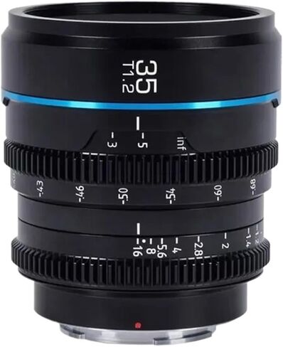 Lens， Compatible for Sony E 16mm T1.2 S35 Cine Lens for Super 35mm Cameras X RF MFT M4/3(16mm T1.2 Metal Gray,E-Mount(FE)) in Kuwait