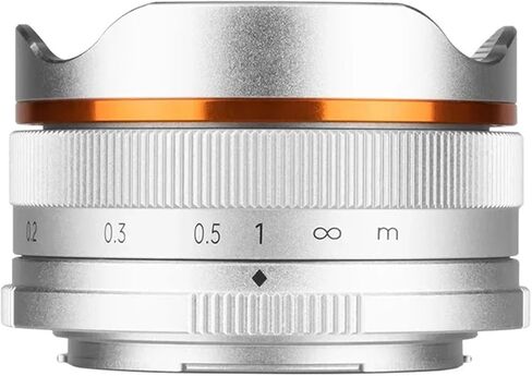 Lens， Compatible for Sony E-Mount 10mm F5.6 APS-C Fisheye Manual Focus Lens ZV-E10 A6400 EF-M Z(Black,EF-M) in Saudi Arabia