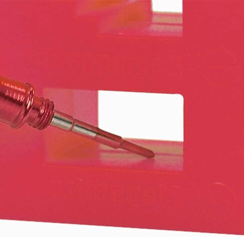 Screwdriver Magnetizer Demagnetizer Magnet Tool 2 in 1 for Magnetizing Demagnetizing Metal Parts with Compact Lightweight Design for Hardware Mobile Phone Repair (Red) in Saudi Arabia