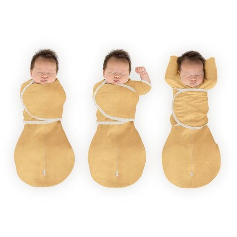 SwaddleDesigns 6-Way Omni Swaddle Sack Arms Up قماط لحديثي الولادة، المزيد من الخيارات لتهدئة منعكس البداية، وتحسين النوم، كيس نوم الطفل سهل الانتقال، 3 أشهر، 12-18 رطل، دقيق الشوفان المرقط in Kuwait