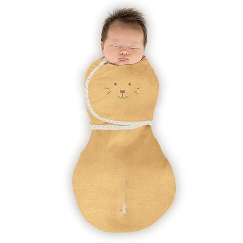 SwaddleDesigns 6-Way Omni Swaddle Sack Arms Up قماط لحديثي الولادة، المزيد من الخيارات لتهدئة منعكس البداية، وتحسين النوم، كيس نوم الطفل سهل الانتقال، 3 أشهر، 12-18 رطل، دقيق الشوفان المرقط in Kuwait