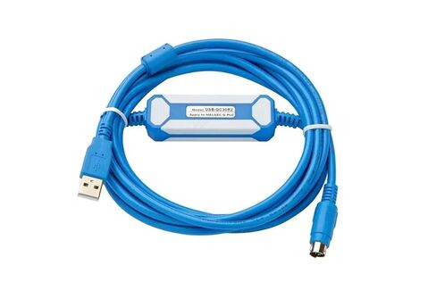 USB-QC30R2 + مناسب لكابل برمجة تنزيل بيانات سلسلة Q، كابل اتصال من نوع العزل البصري (نوع العزل) in Saudi Arabia