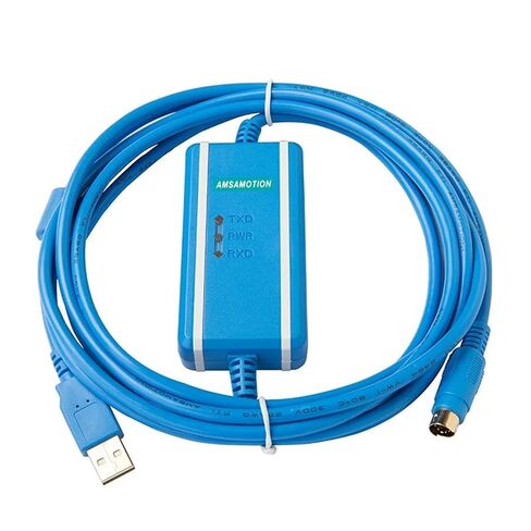 USB-QC30R2 + مناسب لكابل برمجة تنزيل بيانات سلسلة Q، كابل اتصال من نوع العزل البصري (نوع العزل) in Saudi Arabia