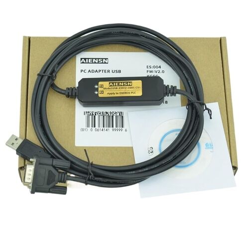 USB-XW2Z-200S-CV Programming Cable for CQM1/CPM2/2AH/CJ1M/CS Series, USB to DB9 Male(Smart Yellow) in Saudi Arabia