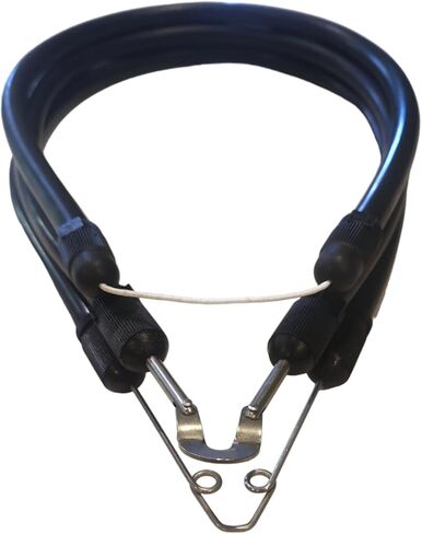 Speargun Threaded Bands with Wishbone (Optional) - Powerful Latex Shooting Band 14mm Diameter- Replaceable Dyneema, Metal & Stainless-Steel Swivel Wishbone in Saudi Arabia
