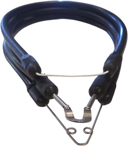 Speargun Threaded Bands with Wishbone (Optional) - Powerful Latex Shooting Band 14mm Diameter- Replaceable Dyneema, Metal & Stainless-Steel Swivel Wishbone in Saudi Arabia