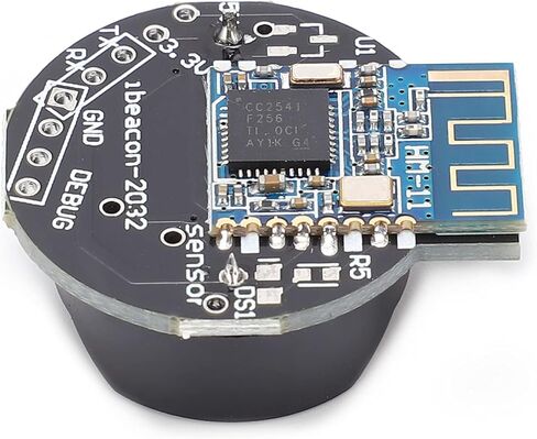 Bluetooth Base Station Module 4.0 BLE Wireless Module for iBeacon Base Station NearField Positioning with Temperature Humidity Monitoring Support WeChat iOS Android Battery in Saudi Arabia
