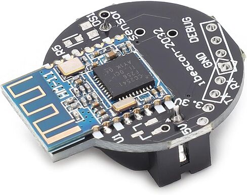 Bluetooth Base Station Module 4.0 BLE Wireless Module for iBeacon Base Station NearField Positioning with Temperature Humidity Monitoring Support WeChat iOS Android Battery in Saudi Arabia