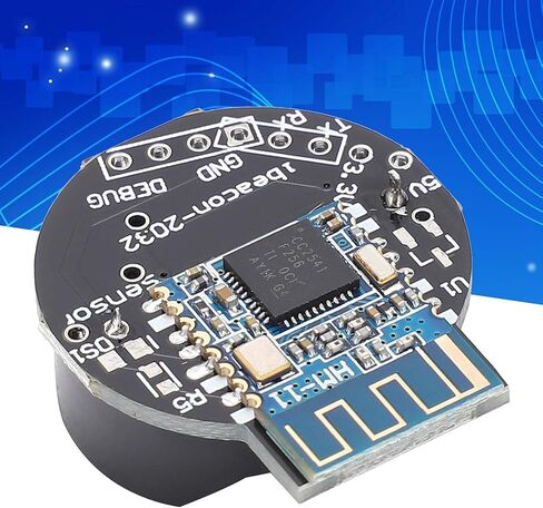 Bluetooth Base Station Module 4.0 BLE Wireless Module for iBeacon Base Station NearField Positioning with Temperature Humidity Monitoring Support WeChat iOS Android Battery in Saudi Arabia