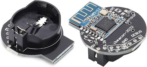 Bluetooth Base Station Module 4.0 BLE Wireless Module for iBeacon Base Station NearField Positioning with Temperature Humidity Monitoring Support WeChat iOS Android Battery in Saudi Arabia