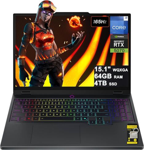 Lenovo Legion 5 Gaming AI Laptop 16" WQXGA 2560x1600 240Hz (100% DCI-P3, 500nits) Intel 24-core Ultra 9 275HX 32GB RAM 1TB SSD GeForce RTX 5060 (Up to 572 AI Tops) RGB Backlit Harman Win11Pro ICP Hub in Saudi Arabia