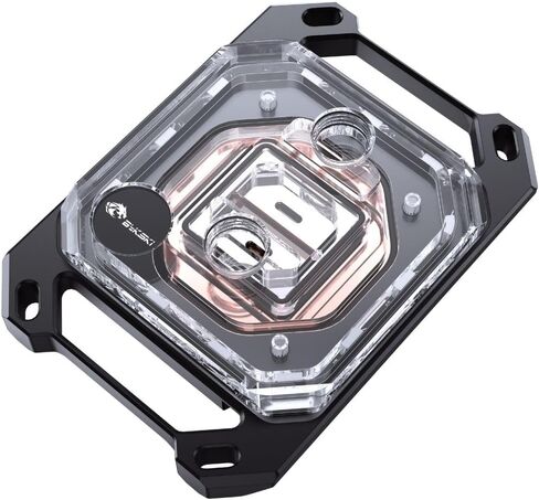 Bykski CPU-XPR-M-V3 وحدة تبريد مياه وحدة المعالجة المركزية عالية الأداء - تتميز بزعانف عدوانية 0.08 مم - بناء قوي للتركيب مع تبريد النخبة - لـ AMD Ryzen 3/5/7/9 (AM4/AM5) - أسود in Saudi Arabia