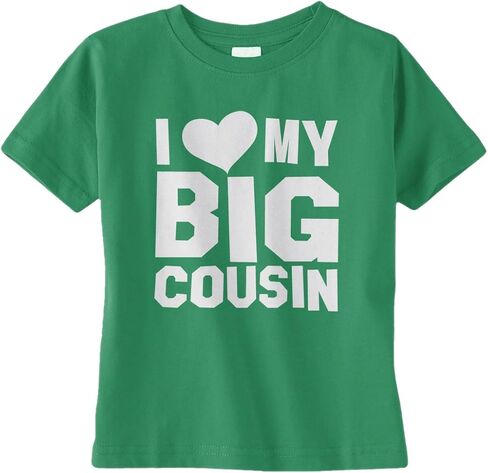 Threadrock Unisex Baby I Love My Big Cousin Infant T-Shirt in Saudi Arabia