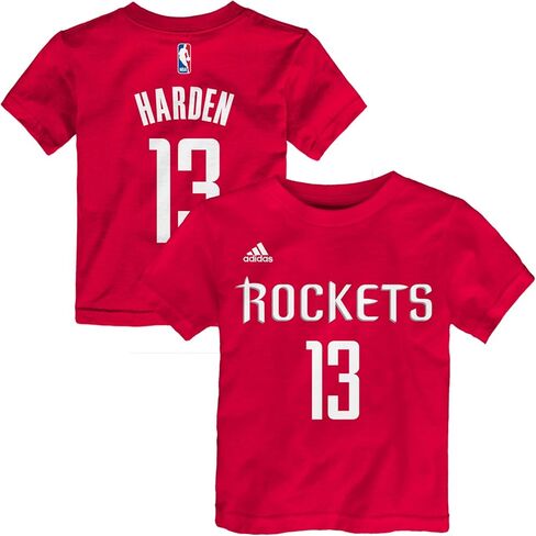 James Harden Houston Rockets #13 Red Name & Number Toddler T-Shirt in Saudi Arabia