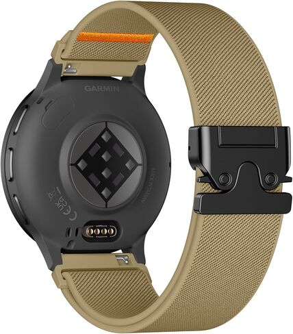 GEAK 22mm Watch Band Quick Release Replacement Compatible for Garmin Venu 4 3 2/Vivoactive 4 45mm/Forerunner 265 255 965, Adjustable Parachute Buckle Stretchy Nylon Fabric Sport Elastic Band Men Women in Saudi Arabia