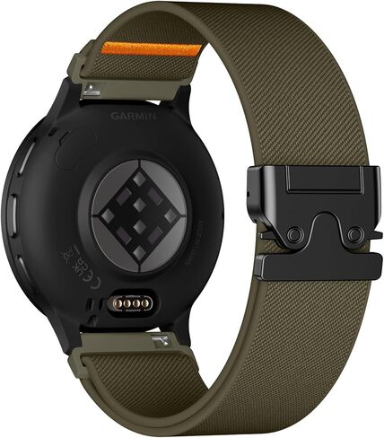 GEAK 22mm Watch Band Quick Release Replacement Compatible for Garmin Venu 4 3 2/Vivoactive 4 45mm/Forerunner 265 255 965, Adjustable Parachute Buckle Stretchy Nylon Fabric Sport Elastic Band Men Women in Saudi Arabia