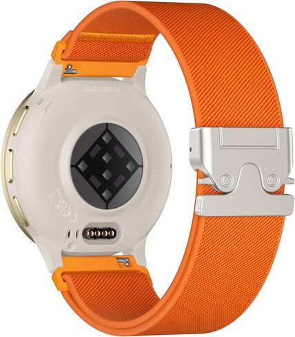GEAK 22mm Watch Band Quick Release Replacement Compatible for Garmin Venu 4 3 2/Vivoactive 4 45mm/Forerunner 265 255 965, Adjustable Parachute Buckle Stretchy Nylon Fabric Sport Elastic Band Men Women in Saudi Arabia