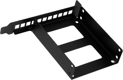Zerodeko حامل القرص الصلب، قفص تثبيت القرص الصلب لحافظة الكمبيوتر الشخصي، فتحة توسيع Pci، رف أسود كامل الارتفاع لتخزين الكمبيوتر المكتبي in Kuwait