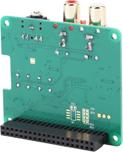Jiawu HiFi DAC Hat, Sound Card Expansion Board for 5 4 3B with 40 Pin Connector, 384KHz 32Bit, 3.5mm Headphone Jack, Compatible with Volumio in Saudi Arabia