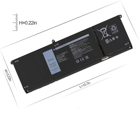 54Wh V6W33 استبدال بطارية الكمبيوتر المحمول لديل انسبايرون 15 3520 3511 3515 3510 5510 5515 5310 5635 5625 5630 5635 7415 7435 7425 7430 7445 2n1 خط العرض 3520 3330 3420 3320 فوسترو 3515 3525. in Kuwait