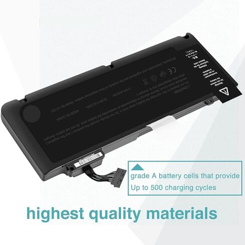 A1322 A1278 بطارية بديلة للكمبيوتر المحمول Mac Book Pro 13 بوصة (منتصف 2012 2010 2009 أوائل 2011 أواخر 2011) 6000 مللي أمبير في الساعة in Saudi Arabia