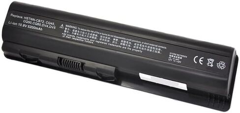 بطارية بديلة لأجهزة الكمبيوتر المحمول/الكمبيوتر المحمول Powerforlaptop متوافقة مع HP Pavilion DV4-1000 DV4-2000 DV5-1000 DV6-1000 DV6-2000 DV5-1253DX DV6-1355DX DV6-2173CL EV06 HSTNN-IB72 485041-001 462890-151 in Kuwait