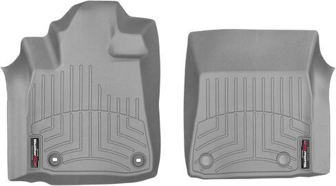 Weathertech Custom Fit FloorLiners for Toyota Tundra, Tundra, Tundra - 1st Row (444081), Black in Saudi Arabia