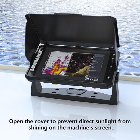 حافظة غطاء حماية من HOLACA لجهاز Lowrance Elite FS مقاس 9 بوصات مكتشف الأسماك/جهاز رسم الخرائط، تغطية كاملة وجلد مضاد للخدش in Saudi Arabia