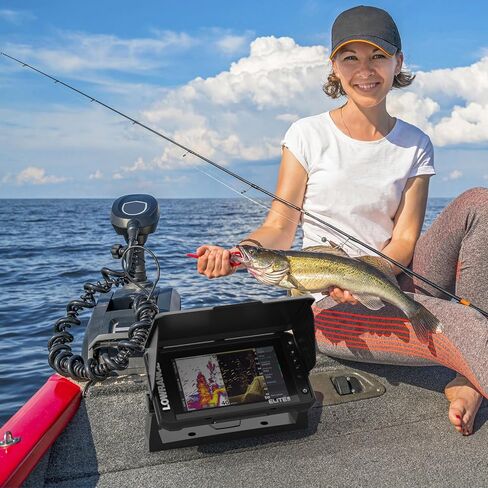 حافظة غطاء حماية من HOLACA لجهاز Lowrance Elite FS مقاس 9 بوصات مكتشف الأسماك/جهاز رسم الخرائط، تغطية كاملة وجلد مضاد للخدش in Saudi Arabia