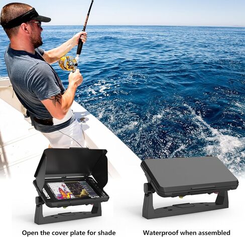 حافظة غطاء حماية من HOLACA لجهاز Lowrance Elite FS مقاس 9 بوصات مكتشف الأسماك/جهاز رسم الخرائط، تغطية كاملة وجلد مضاد للخدش in Saudi Arabia