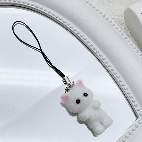 Cat Charms Y2K Cute Aesthetic Kawaii Cat Mobile Pendants Wrist Straps Lanyard Accessories for Bag Backpack Keychain Camera Pendants Decor in Saudi Arabia