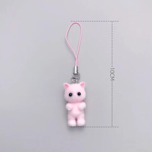 Cat Charms Y2K Cute Aesthetic Kawaii Cat Mobile Pendants Wrist Straps Lanyard Accessories for Bag Backpack Keychain Camera Pendants Decor in Saudi Arabia