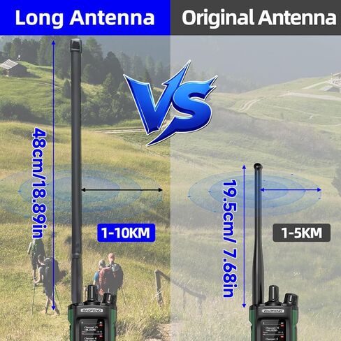 BAOFENG DM32 DMR Radio Handheld Ham Radio 10W Rechargeable Walkie Talkies for Adults (4PCS Batteries) DM-32UV Portable NOAA Weather with GPS,Copy Frequency,USB-C Charging for Survival Gear, 2 Pack in Saudi Arabia