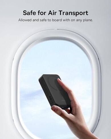 Baseus Magsafe Battery Pack 20000mAh Wireless Portable Charger,PD 20W USB C Fast Charging Battery Pack, Compatible with iPhone 17/16/15/14/13/12 Series, Black in Saudi Arabia