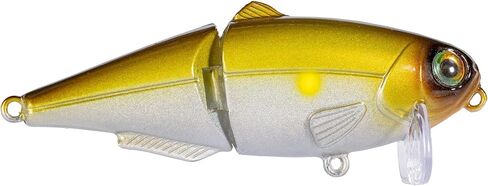 Strike King (HCWS2-355) Wake Shad Fishing Lure, Single Jointed Swimming Topwater Wakebait, 1-Ounce, Size 2 Treble Hooks, Mirage Ayu in Saudi Arabia