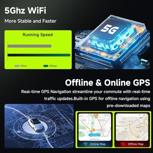 8Core 4GB+64GB for Honda Civic 2016-2020 Car Radio Stereo with Wireless Carplay,5.0 Bluetooth,DSP 46EQ,Android Auto,9inch IPS Touch Screen,Android 15,AHD Backup Camera,59UIs,GPS,FM/RDS in Kuwait