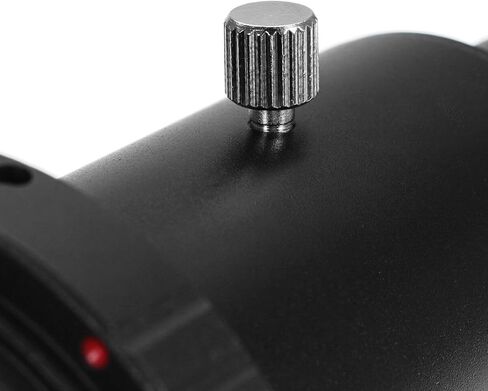 محول تركيب التلسكوب المتوافق مع Canon EOS يتميز بأنبوب تمديد 1.25 بوصة وحلقة على شكل حرف T - ألومنيوم أسود، بدون علامة تجارية، مناسب تمامًا in Kuwait