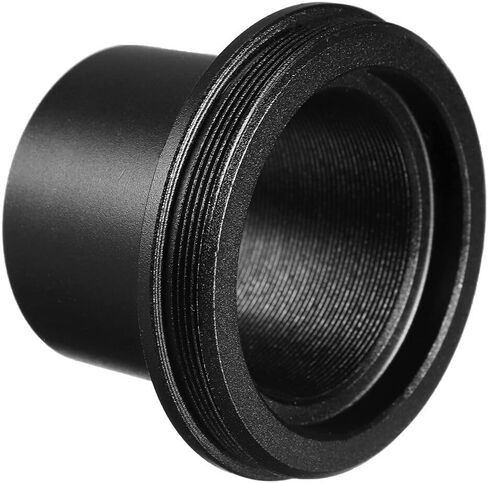 محول تركيب التلسكوب المتوافق مع Canon EOS يتميز بأنبوب تمديد 1.25 بوصة وحلقة على شكل حرف T - ألومنيوم أسود، بدون علامة تجارية، مناسب تمامًا in Kuwait