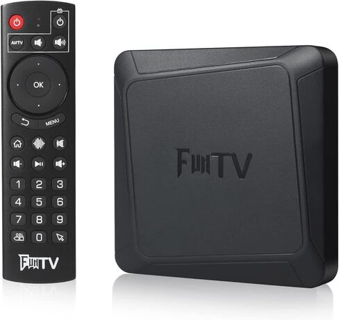FUNTV Box 5 6 中文電視盒 مع جهاز تحكم عن بعد صوتي in Saudi Arabia