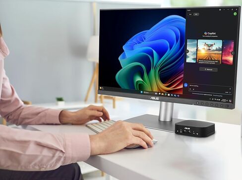 ASUS NUC 14 Pro AI Microsoft Copilot+ AI PC مع Intel Series 2 Core Ultra 7 258V، وذاكرة الوصول العشوائي LPDDR5x بسعة 32 جيجابايت، و1 تيرابايت NVMe SSD، وThunderbolt™ 4، وWiFi 7، وWin 11 Home، والأوامر الصوتية، والوصول إلى الهيكل بدون أدوات، وكمبيوتر صغير in Saudi Arabia