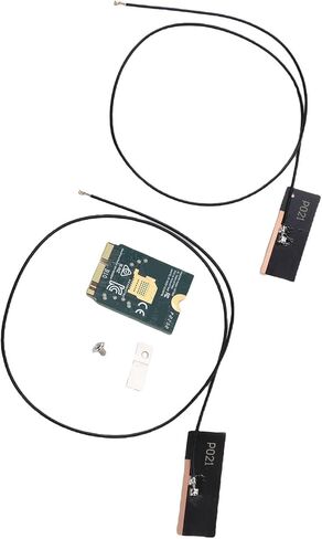 بطاقة لاسلكية WiFi 6E، M.2 NGFF ثلاثية النطاق بسرعة 4200 ميجا بت في الثانية مع BT5.2 وهوائي مزدوج، لسطح المكتب المحمول Wins 10 11 in Saudi Arabia