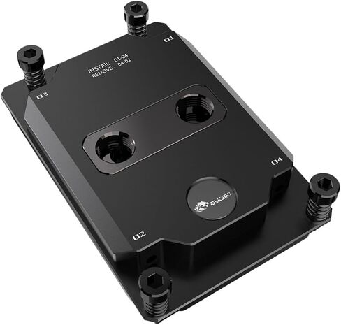 Bykski CPU-SP3-SR Durable All Metal CPU Water Block for AMD EPYC (Socket SP3) (LGA 4094) - Continuous Usage in Saudi Arabia