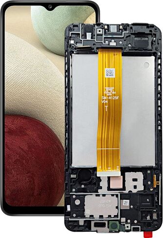 LCD Screen Replacement for Samsung Galaxy A12 6.5" SM-A125F/DSN SM-A125U LCD Display Touch Screen Digitizer Assembly +Tools (with Frame) in Saudi Arabia