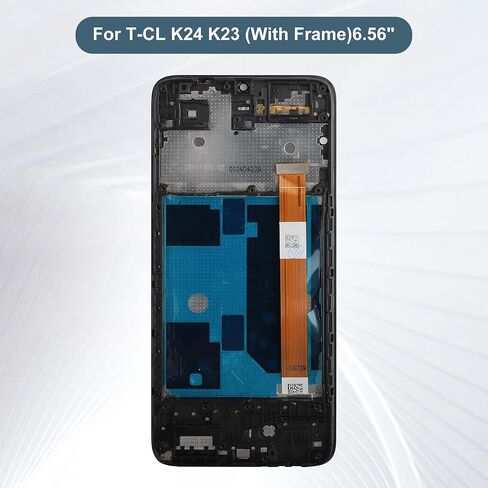 شاشة LCD رقمية متوافقة مع TCL K24 K23 T434D T434W (مع إطار) شاشة LCD مقاس 6.56 بوصة تعمل باللمس مع أدوات in Kuwait