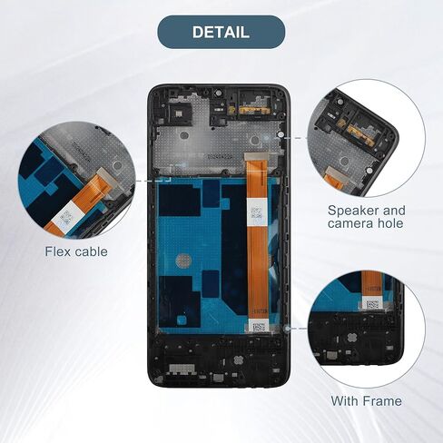 شاشة LCD رقمية متوافقة مع TCL K24 K23 T434D T434W (مع إطار) شاشة LCD مقاس 6.56 بوصة تعمل باللمس مع أدوات in Kuwait