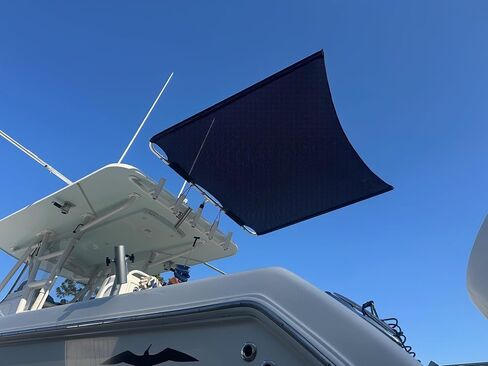 6.5 × 5.5 أسود SS100 حامل قضيب واحد ستيرن قارب مركز وحدة التحكم ظل الشمس in Kuwait